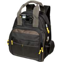 Techgear 53-Pocket Tool Backpack, 16" L x 13-1/4" W, Black, Polyester Seagulf Marine Industries Inc.