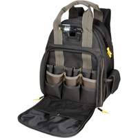 Techgear 53-Pocket Tool Backpack, 16" L x 13-1/4" W, Black, Polyester Seagulf Marine Industries Inc.