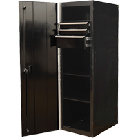 Armoire lat&eacute;rale s&eacute;rie RX, 3 tiroirs, 19" la x 25" p x 61" h, Noir Seagulf Marine Industries Inc.