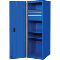 Armoire lat&eacute;rale s&eacute;rie RX, 3 tiroirs, 19" la x 25" p x 61" h, Bleu Seagulf Marine Industries Inc.