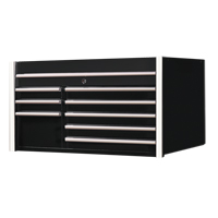 RX Series Tool Chest, 41" W, 8 Drawers, Black Seagulf Marine Industries Inc.