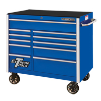 RX Series Rolling Tool Cabinet, 11 Drawers, 41-1/2" W x 25-1/2" D x 40-1/2" H, Blue Seagulf Marine Industries Inc.