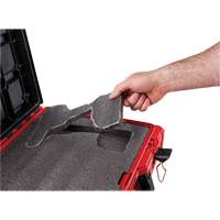 Packout Tool Case with Customizable Insert, 20-7/10" x 15-1/5" x 6-1/5", Black/Red Seagulf Marine Industries Inc.