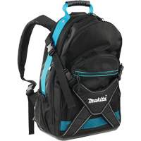 Jobsite Backpack, 9-1/2" L x 15" W, Black/Blue, Polyester Seagulf Marine Industries Inc.