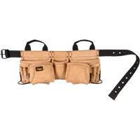 Carpenter's Tool Belt, Leather, Tan Seagulf Marine Industries Inc.