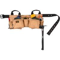 Carpenter's Tool Belt, Leather, Tan Seagulf Marine Industries Inc.