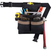 Small Deluxe Tool Belt, Polyester, Black Seagulf Marine Industries Inc.