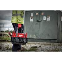 Utility Oval Bag, Ballistic Nylon, 24 Pockets, Black/Red Seagulf Marine Industries Inc.