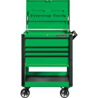 EX Deluxe Series Tool Cart, 4 Drawers, 22-7/8" L x 33" W x 44-1/4" H, Green Seagulf Marine Industries Inc.