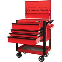 EX Deluxe Series Tool Cart, 4 Drawers, 22-7/8" L x 33" W x 44-1/4" H, Red Seagulf Marine Industries Inc.