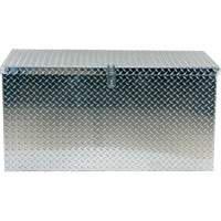 Aluminum Treadplate Portable Tool Box, 25-1/16" D x 49-1/4" W x 24" H, Silver Seagulf Marine Industries Inc.
