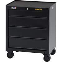 100 Series Rolling Tool Chest, 4 Drawers, 26-1/2" W x 18" D x 32" H, Black Seagulf Marine Industries Inc.