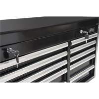 Industrial Tool Chest, 41" W, 10 Drawers, Black Seagulf Marine Industries Inc.