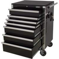Chariot &agrave; outils &agrave; usage intensif, 7 tiroirs, 28" la x 22" p x 42-3/8" h, Noir Seagulf Marine Industries Inc.