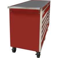 Chariot &agrave; outils industriel, 12 tiroirs, 56" la x 24-1/2" p x 38-1/8" h, Rouge Seagulf Marine Industries Inc.