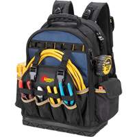 Molded Base Tool Backpack, 18" L x 13" W, Black/Blue, Ballistic/Polyester Seagulf Marine Industries Inc.