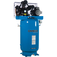 Compresseurs d'air s&eacute;rie industrielle - Compresseurs horizontaux - Deux &eacute;tages, 66,6 gal. (80 gal. US) Seagulf Marine Industries Inc.