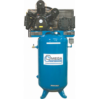 Compresseurs d'air s&eacute;rie industrielle - Compresseurs verticaux - Deux &eacute;tages, 66,6 gal. (80 gal. US) Seagulf Marine Industries Inc.