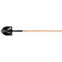Round Point Shovel, Tempered Steel Blade, Hardwood, Straight Handle Seagulf Marine Industries Inc.
