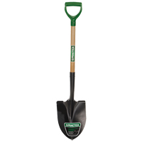 Round-Point Shovel, Tempered Steel Blade, Wood, D-Grip Handle Seagulf Marine Industries Inc.