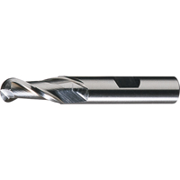 CLEVELAND Centre Cutting Ball Nose Single End Finishers, 1/2" Dia., 2 Flutes, Cobalt Seagulf Marine Industries Inc.