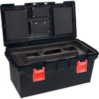 Plastic Tool Box, 22" W x 11" D x 10-1/2" H, Black Seagulf Marine Industries Inc.