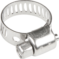 Colliers de serrage pour tuyaux - Collier de serrage & vis en acier inoxydable, Dia. min 1/5", Dia. max 5/8" Seagulf Marine Industries Inc.