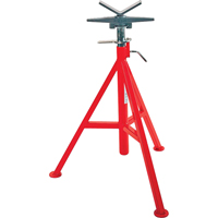 V Head High Pipe Stand #VJ-99, 71-132 cm Height Adjustment, 12" Max. Pipe Capacity, 2500 lbs. Max. Weight Capacity Seagulf Marine Industries Inc.
