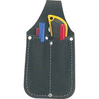 Utility Pouch, Knife Holder, Leather, 3 Pockets Seagulf Marine Industries Inc.