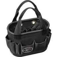 29-Pocket Hard-Body Aerial Bucket, 14" L x 10" H, Polyester, Black Seagulf Marine Industries Inc.