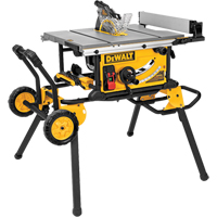 Jobsite Table Saw With Rolling Stand, 15 A, 4800 RPM Seagulf Marine Industries Inc.