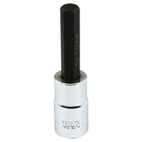 Bit Socket, Hex, 10 mm x 81 mm L, 1/2" Square Drive Drive Seagulf Marine Industries Inc.