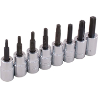 Socket Set, Torx&reg;, 3/8" Drive, 8 Pcs Seagulf Marine Industries Inc.
