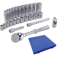 Metric Socket & Attachments Set, 26 Pcs, 3/8" Drive Size, Deep Seagulf Marine Industries Inc.