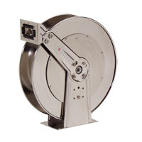 Stainless Steel Hose Reel, Single Hose, 10-1/2" W x 24" D x 25-3/8" H Seagulf Marine Industries Inc.