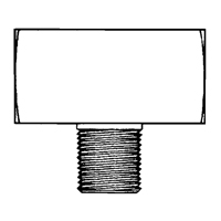 Jonction En T&eacute; M&acirc;le, Laiton, 1/8" Seagulf Marine Industries Inc.