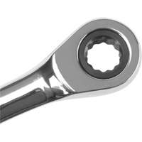 Cl&eacute; mixte &agrave; cliquet m&eacute;trique, 12 pans, 8 mm, Fini Chrome Seagulf Marine Industries Inc.