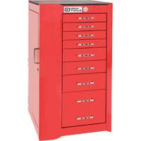 Armoire compl&eacute;mentaire gauche de s&eacute;rie Pro+, 8 tiroirs, 19" la x 19" p x 36-1/2" h, Rouge Seagulf Marine Industries Inc.