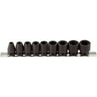 Socket Set, 9 Pcs, Impact, 3/8" Drive Size Seagulf Marine Industries Inc.