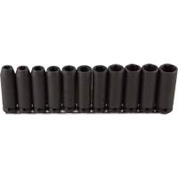 Long Socket Set, 11 Pcs, Impact, 1/2" Drive Size, Deep Seagulf Marine Industries Inc.