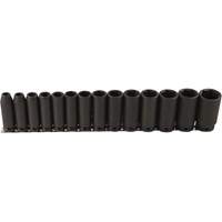 Long Socket Set, 14 Pcs, Impact, 1/2" Drive Size, Deep Seagulf Marine Industries Inc.