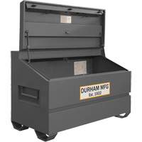 Jobsite Sloped Lid Storage Box, 60" x 30" x 39-3/8", Steel, Grey Seagulf Marine Industries Inc.
