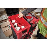 Packout Compact Tool Box, 10" x 16-1/5" x 13", Black/Red Seagulf Marine Industries Inc.