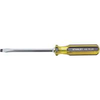 100 PLUS&reg; Standard Slotted Tip Screwdriver, 5/16" Tip, Square, 11-1/8" L, Plastic Handle Seagulf Marine Industries Inc.