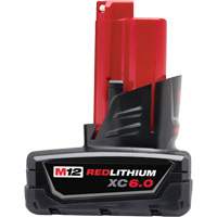 Bloc-piles M12 Redlithium XC 6.0, Lithium-ion, 12 V, 6 Ah Seagulf Marine Industries Inc.