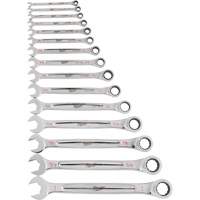 Ratcheting Wrench Set, Combination, 15 Pieces, Imperial Seagulf Marine Industries Inc.