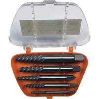 DRILLCO Screw Extractor Set with Drills, Carbide, 5 Pieces Seagulf Marine Industries Inc.