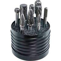 DRILLCO Magnum SET 1 Solid Carbide Double Cut Burr Set, 8 Pieces Seagulf Marine Industries Inc.