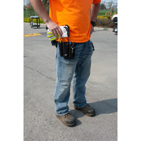 Porte-outils pour monteur de ligne, Porte-outil multiple, Cuir, 3 Poches Seagulf Marine Industries Inc.