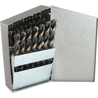 Triumph&reg; MRO Plus&reg; Jobber Length Drill Bit Set, 29 Pieces, High Speed Steel Seagulf Marine Industries Inc.